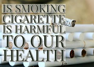 Smoking cigarettes is harmful and avoid smoking will give immediate ...